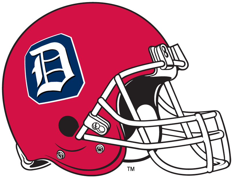 Duquesne Dukes 1999-2006 Helmet Logo diy DTF decal sticker